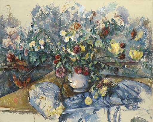 Paul Cezanne Grand bouquet de fleurs